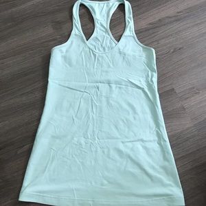 Pastel blue Lululemon athletic top size Medium (M)
